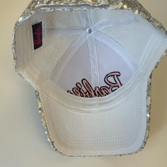 Sequin Barbie Baseball Hat For Girls - Picture 3 of 3